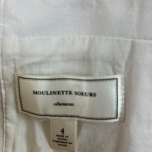 Anthropologie Moulinette Soeurs Cotton Sundress with Waist Tie - Picture 9 of 13